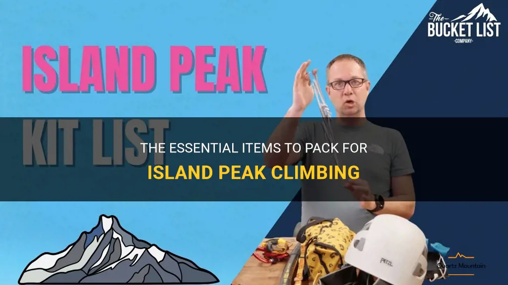 what to pack for island peak