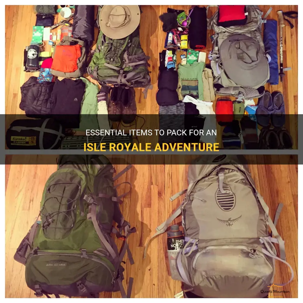 what to pack for isle royale