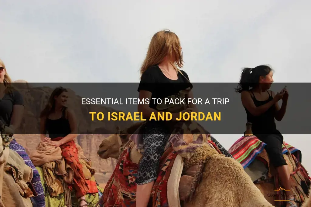 what to pack for israel and jordan
