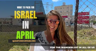 Essential Items to Pack for a Trip to Israel in April