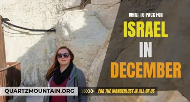 Essential Items to Pack for a Trip to Israel in December
