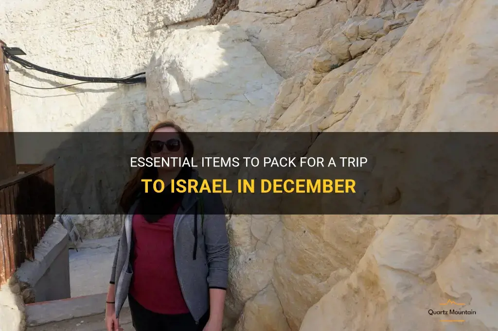 what to pack for israel in december