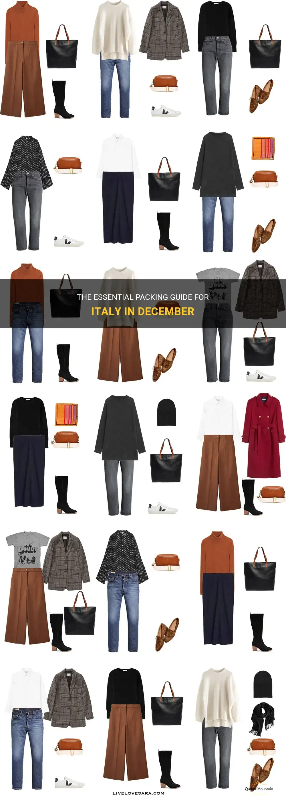 what to pack for italy in december