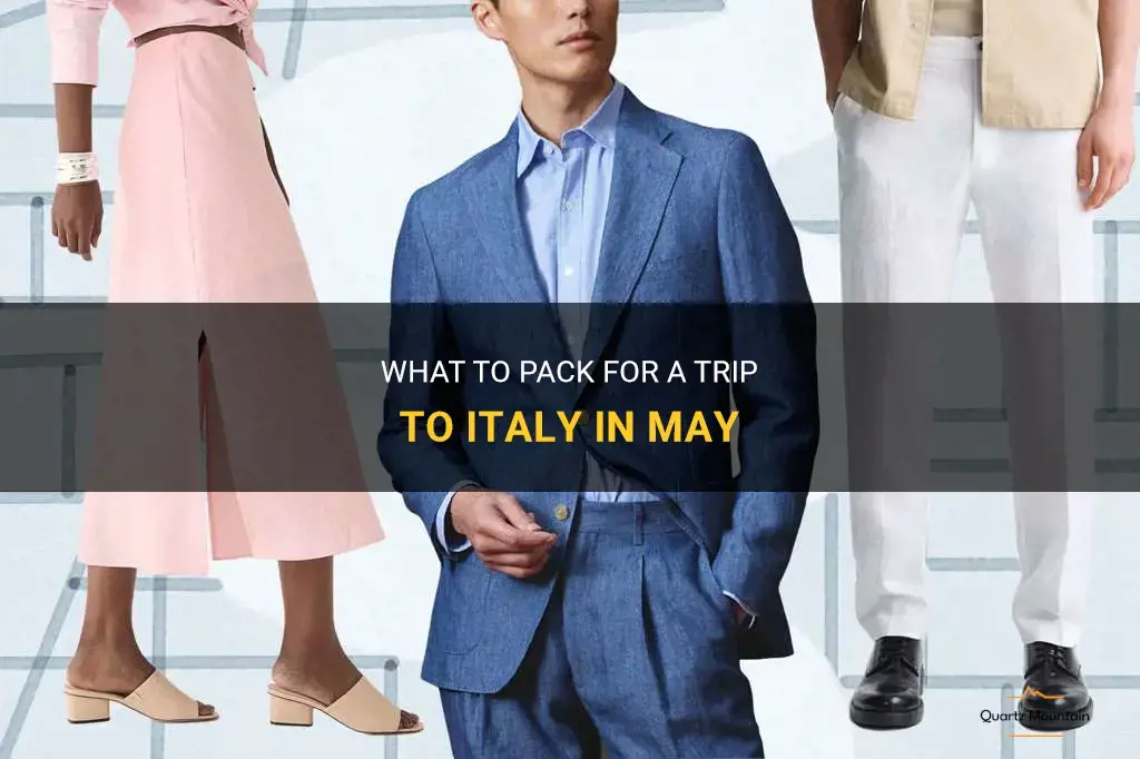 what to pack for italy in may