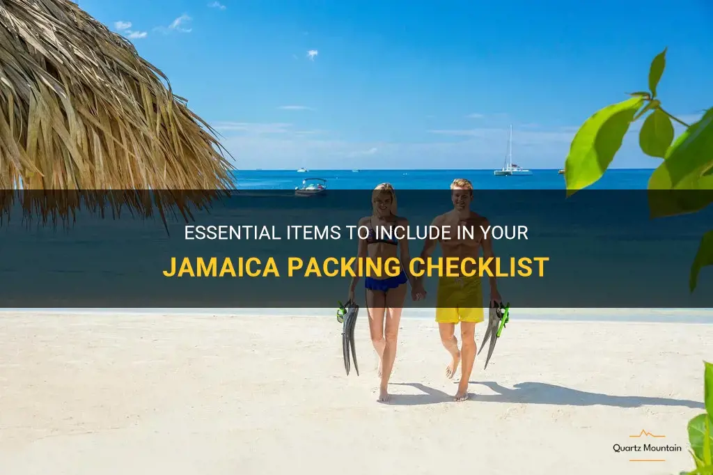 what to pack for jamaica checklist