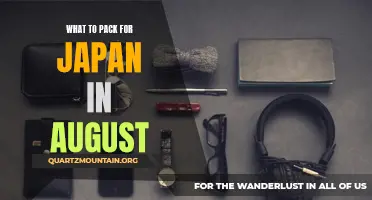 Essential Items to Pack for a Trip to Japan in August