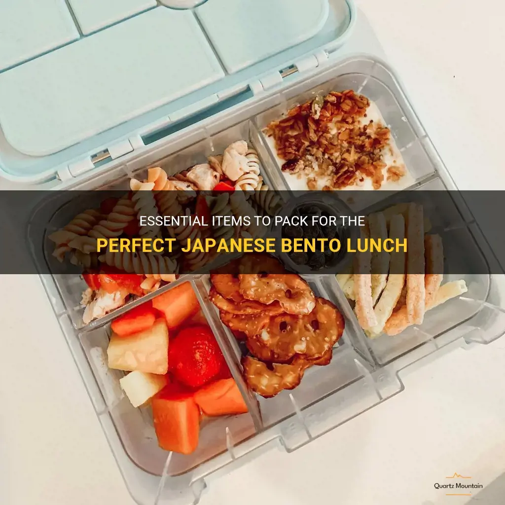 what to pack for japanese bento