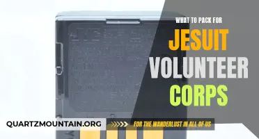Essential Items to Pack for a Jesuit Volunteer Corps Experience