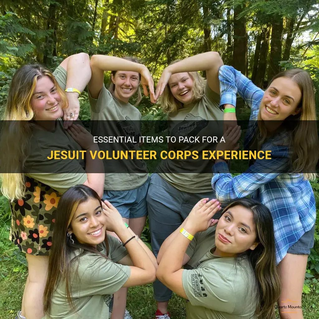 what to pack for jesuit volunteer corps