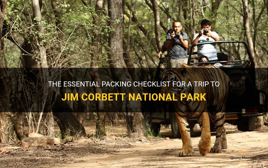 what to pack for jim corbett