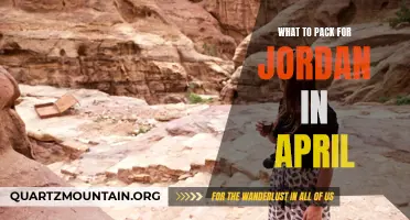 The Essential Packing Guide for Visiting Jordan in April
