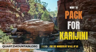 Essential Items to Pack for a Trip to Karijini