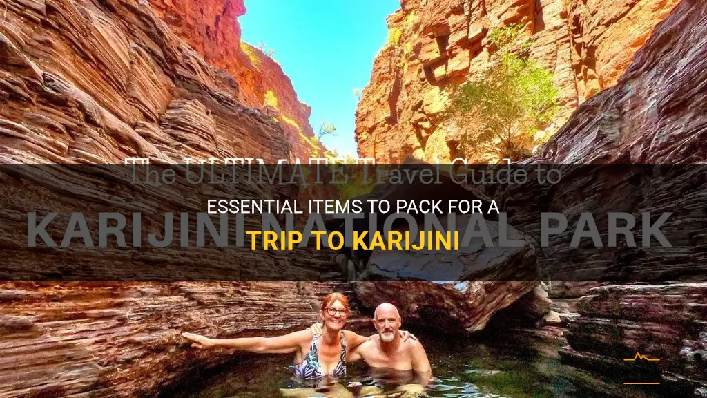 what to pack for karijini