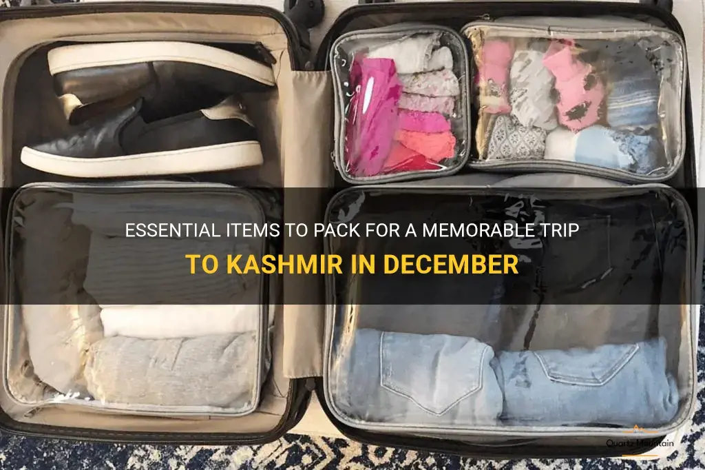 what to pack for kashmir in december