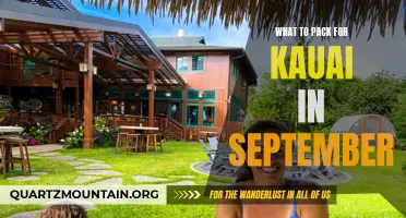 Packing Essentials for a September Trip to Kauai