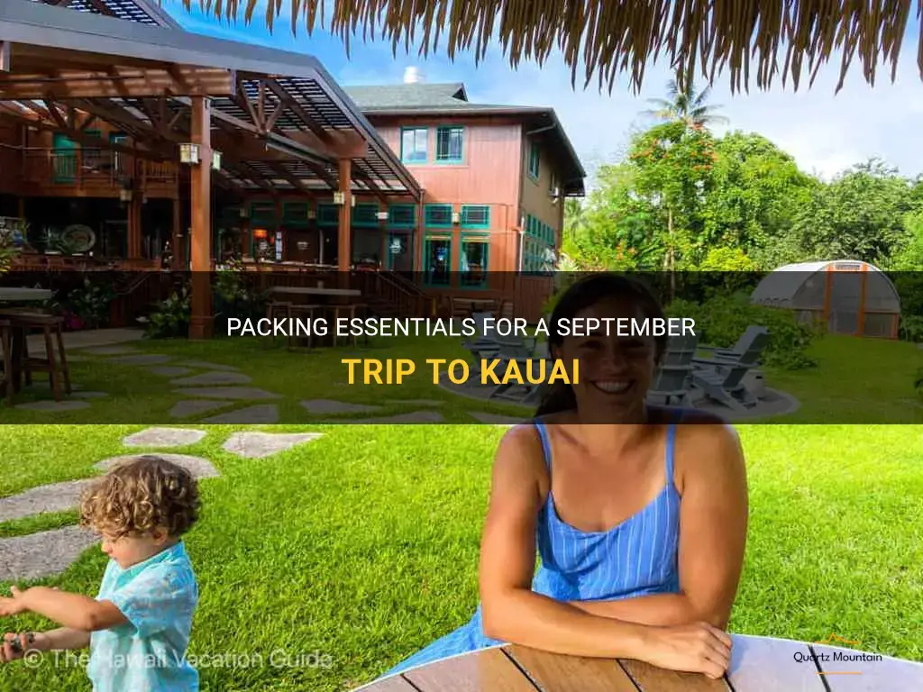 what to pack for kauai in September