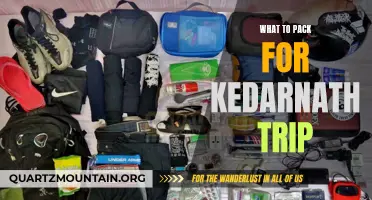 Essential Items to Pack for Your Kedarnath Journey