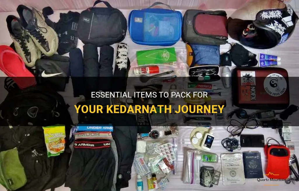 what to pack for kedarnath trip