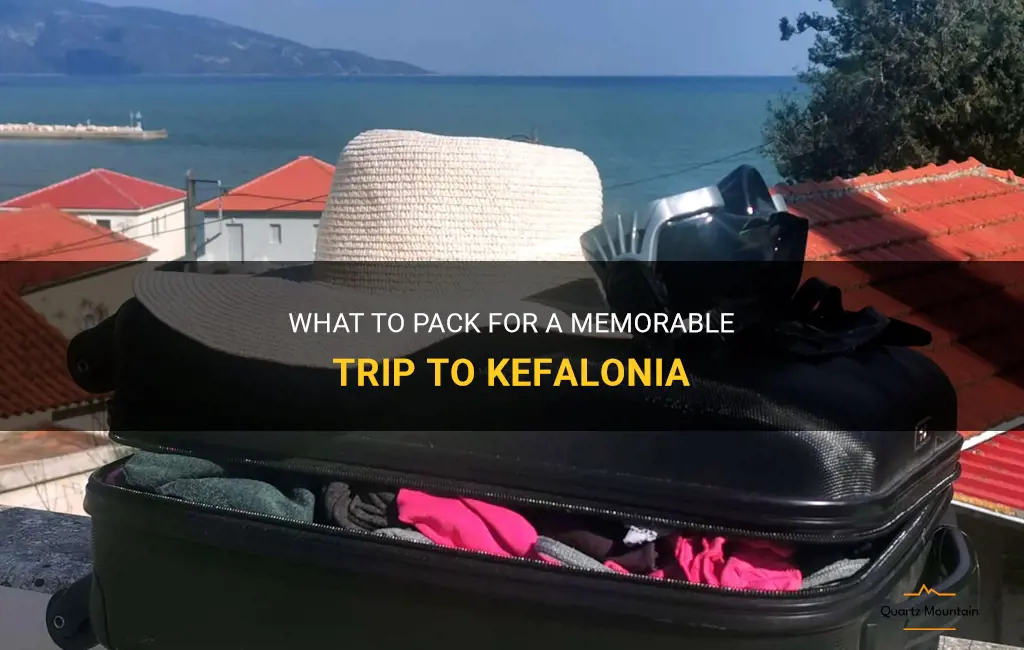 what to pack for kefalonia