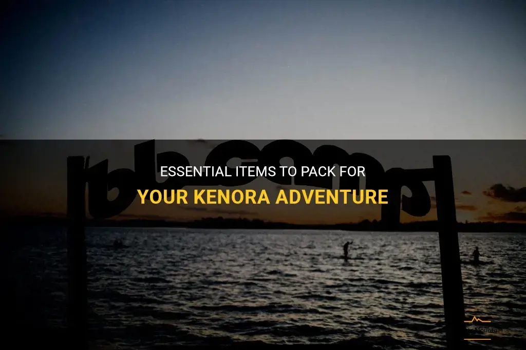 what to pack for kenora