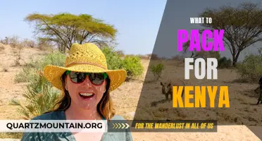 Essential Items to Pack for Your Trip to Kenya