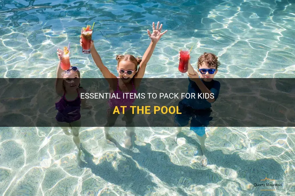 what to pack for kids at the pool