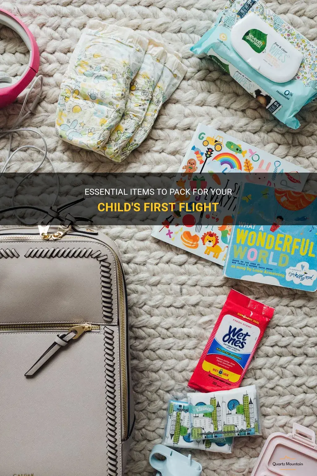 what to pack for kids first flight