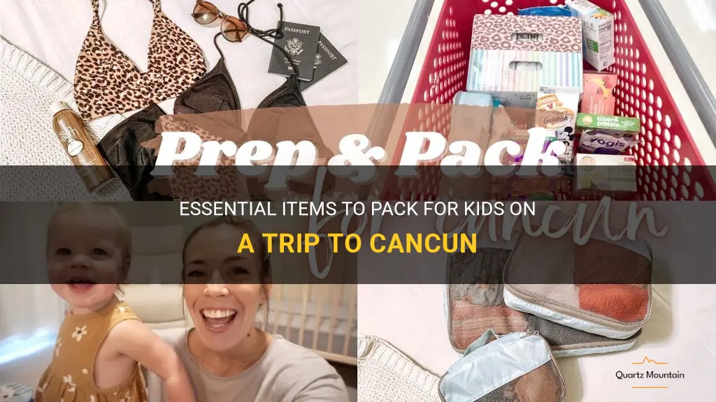 what to pack for kids for cancun