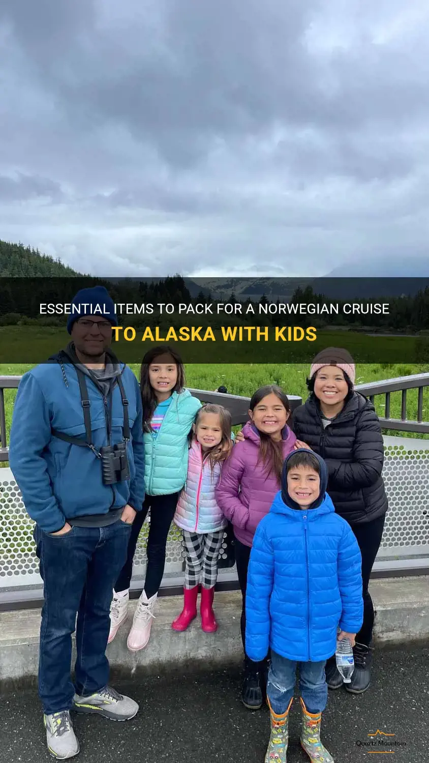what to pack for kids norwegian cruise alaska
