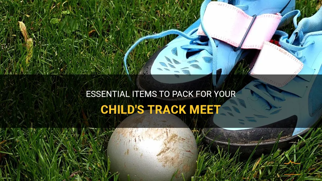 what to pack for kids track meet