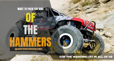 Essential Items to Pack for King of the Hammers Off-Road Racing Event