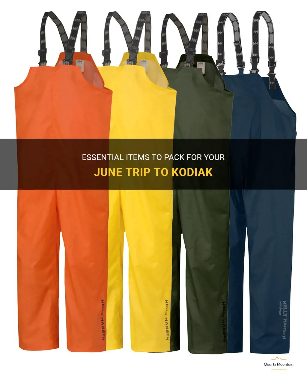 what to pack for kodiack in june