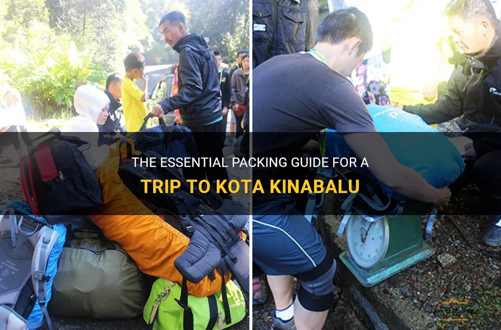 what to pack for kota kinabalu