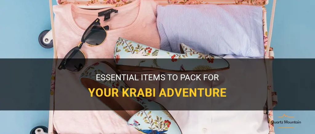 what to pack for krabi