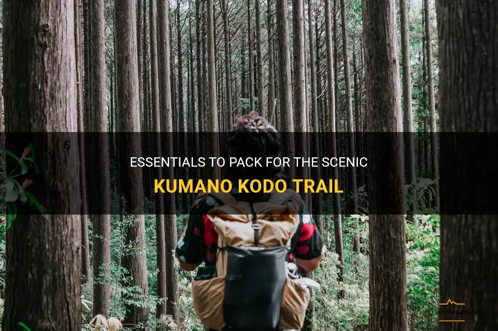 what to pack for kumano kodo