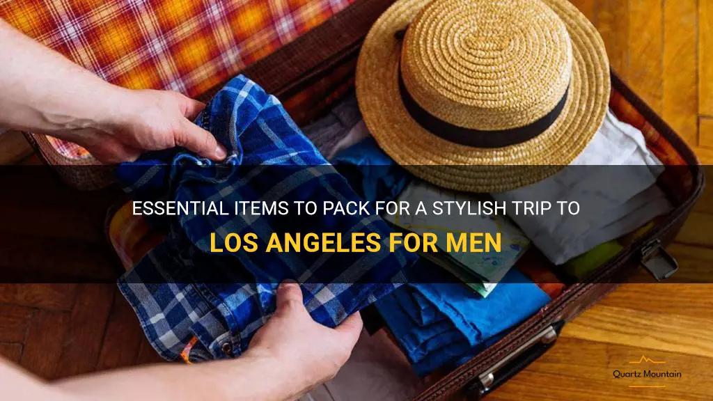 what to pack for la men