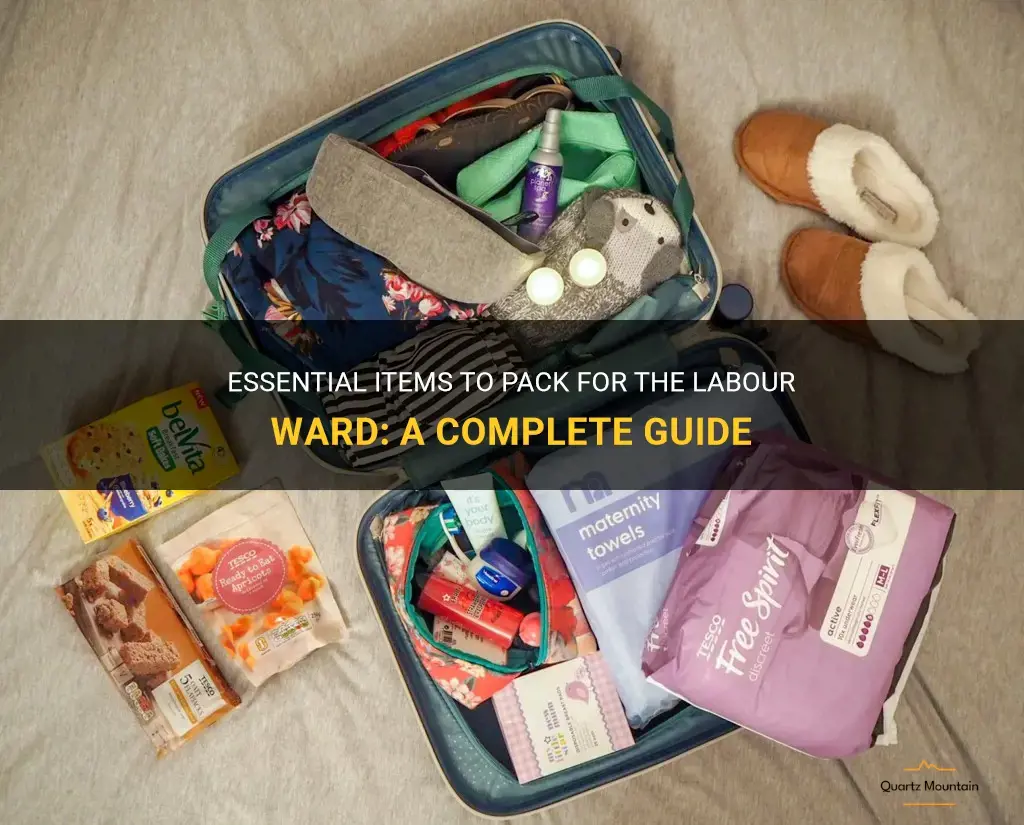 what to pack for labour ward