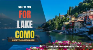 Essential Items to Pack for a Lake Como Adventure