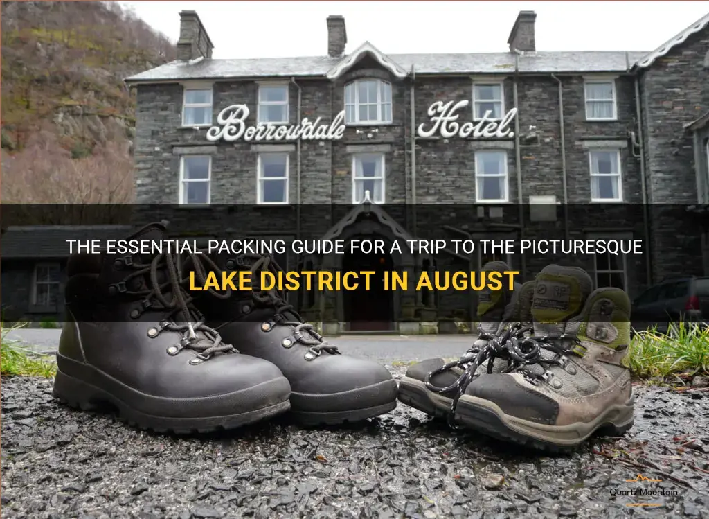 what to pack for lake district in august