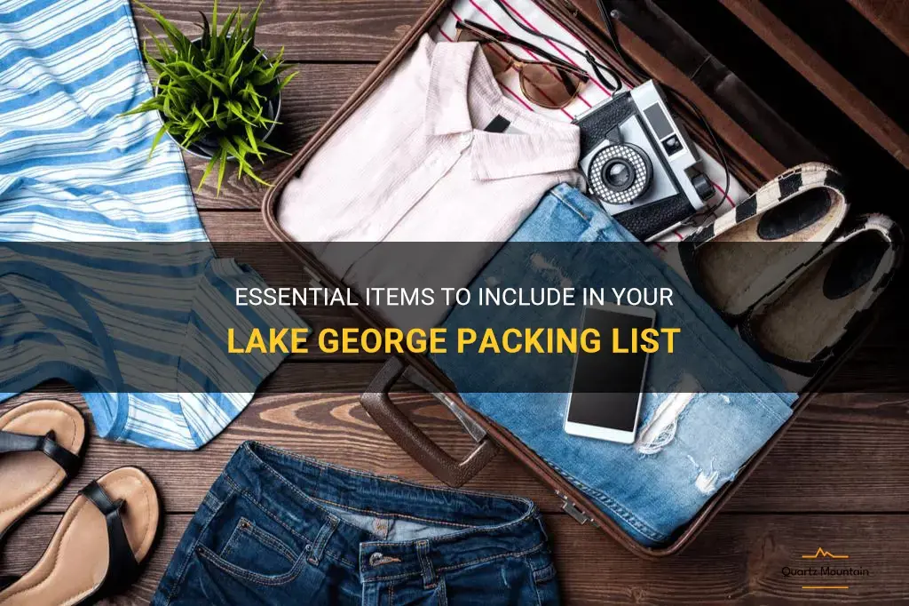 what to pack for lake george