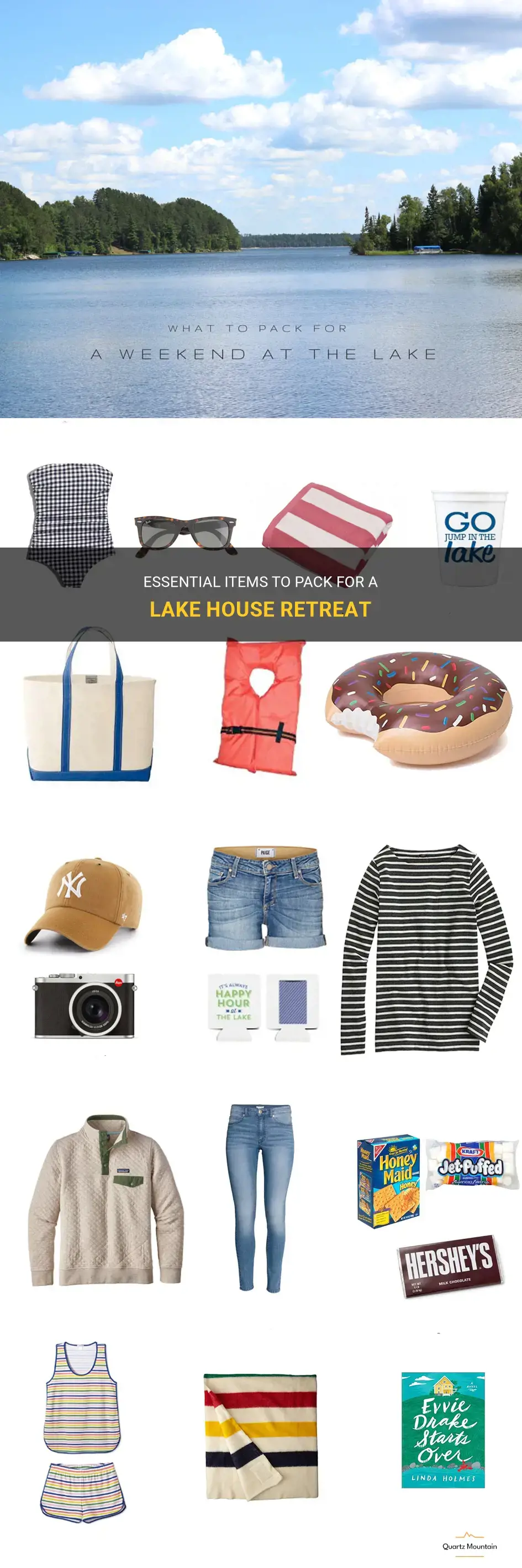what to pack for lake house