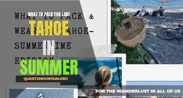 Essential Items to Pack for a Memorable Summer Trip to Lake Tahoe