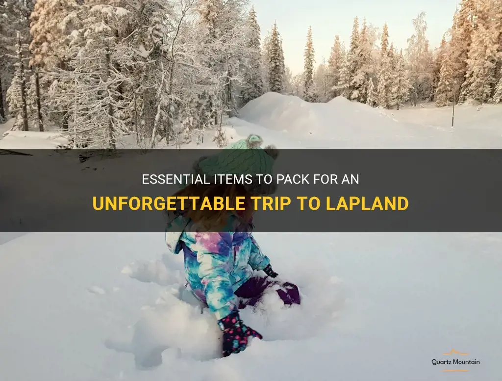 what to pack for lapland