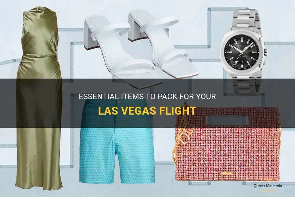 what to pack for las vegas flight