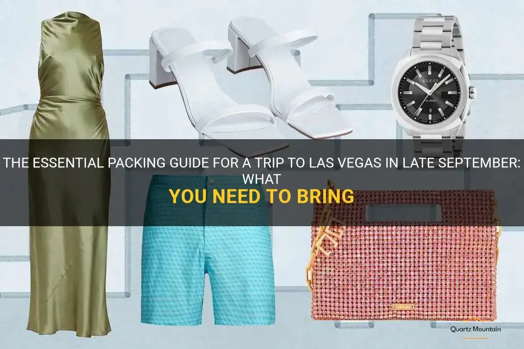 what to pack for las vegas in late september