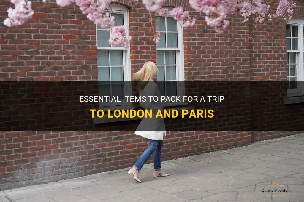what to pack for london and paris