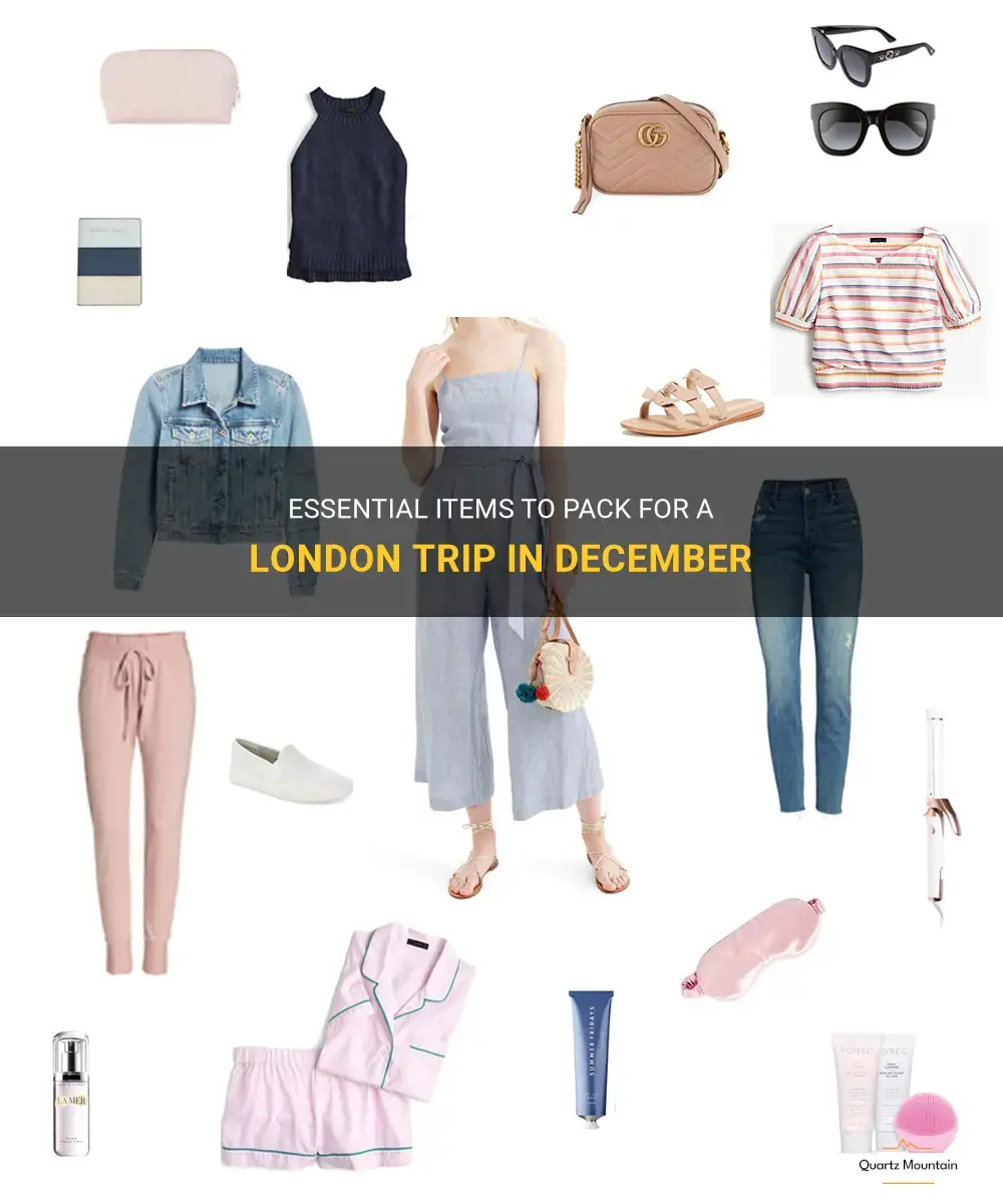 what to pack for london in december
