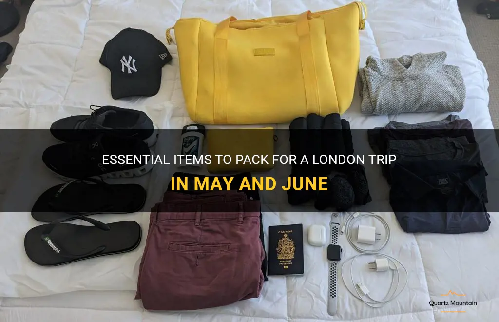 what to pack for london in may andjune