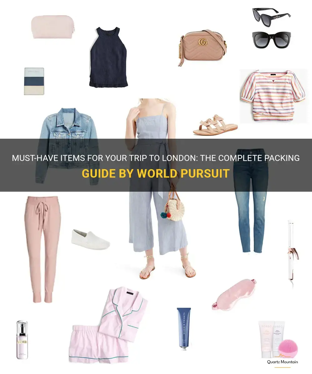 what to pack for london the world pursuit