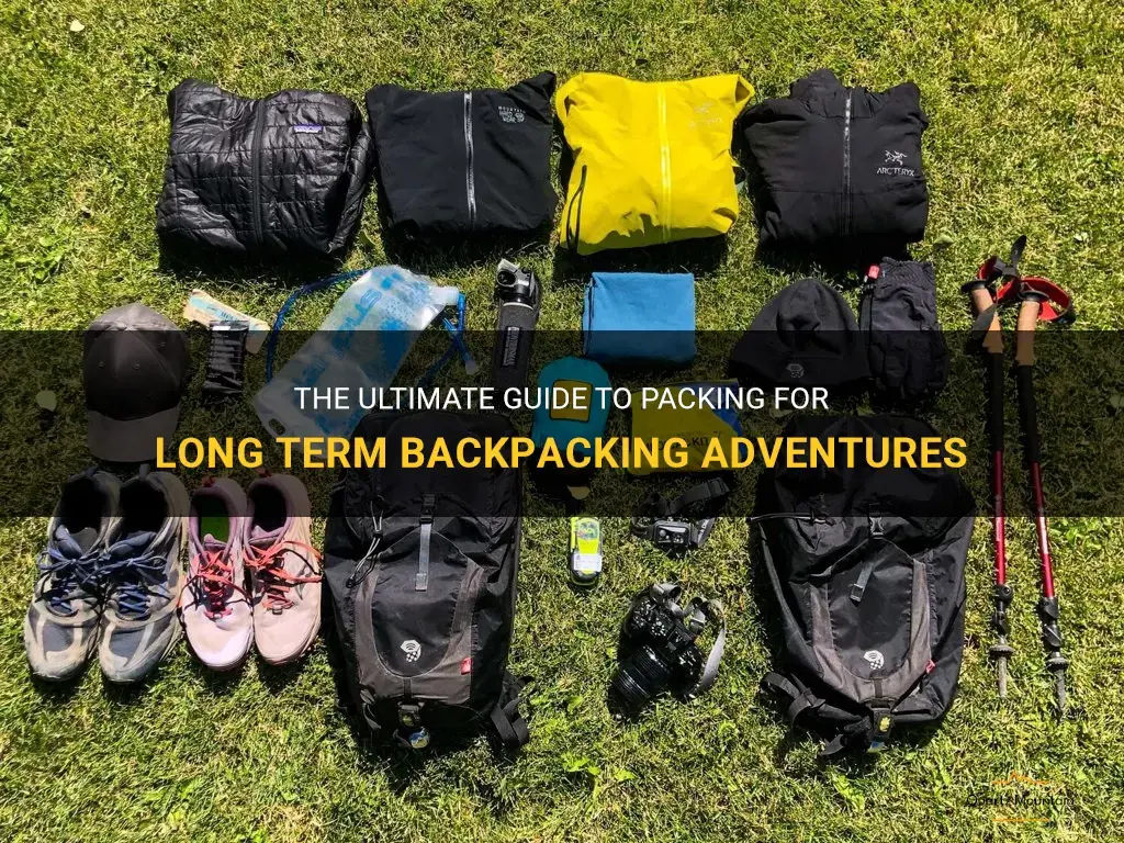 what to pack for long term backpacking